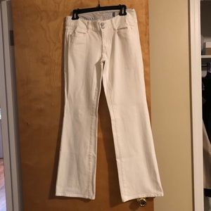 Gap Curvy Stretch White Jeans